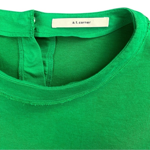 a.t.corner Women’s Green Tie Back Top In Size Small ~ Korean Brand - Picture 1 of 6